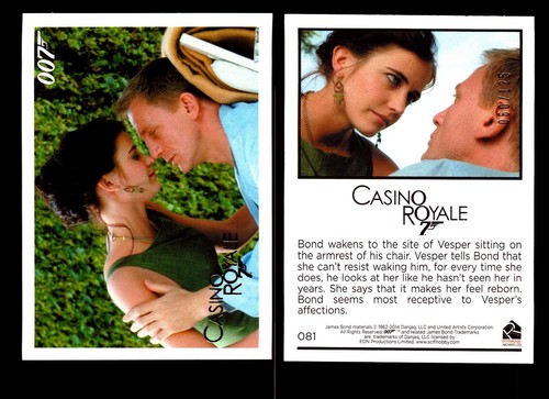 James Bond Archives 2014 Casino Royal Gold Parallel Card You Pick Number - Picture 70 of 82
