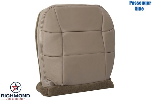 00 01 02 Lincoln Navigator - Cubierta de asiento de cuero genuino inferior lateral del pasajero bronceado - Imagen 2 de 14
