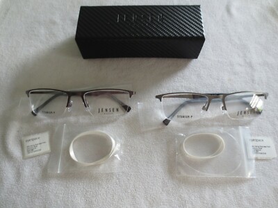 Jensen Titan P Brillengestell. JNB718T. Rotguss oder Bronze. Neu mit Koffer.