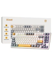 Wireless Mechanical Keyboard,Creamy Sound Gasket Gaming Keyboard with Bluetoo...