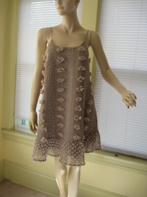 NWT Simplee Dress Fun Flower Sexy adjustable Straps Summer Sundress Sz S Lined 