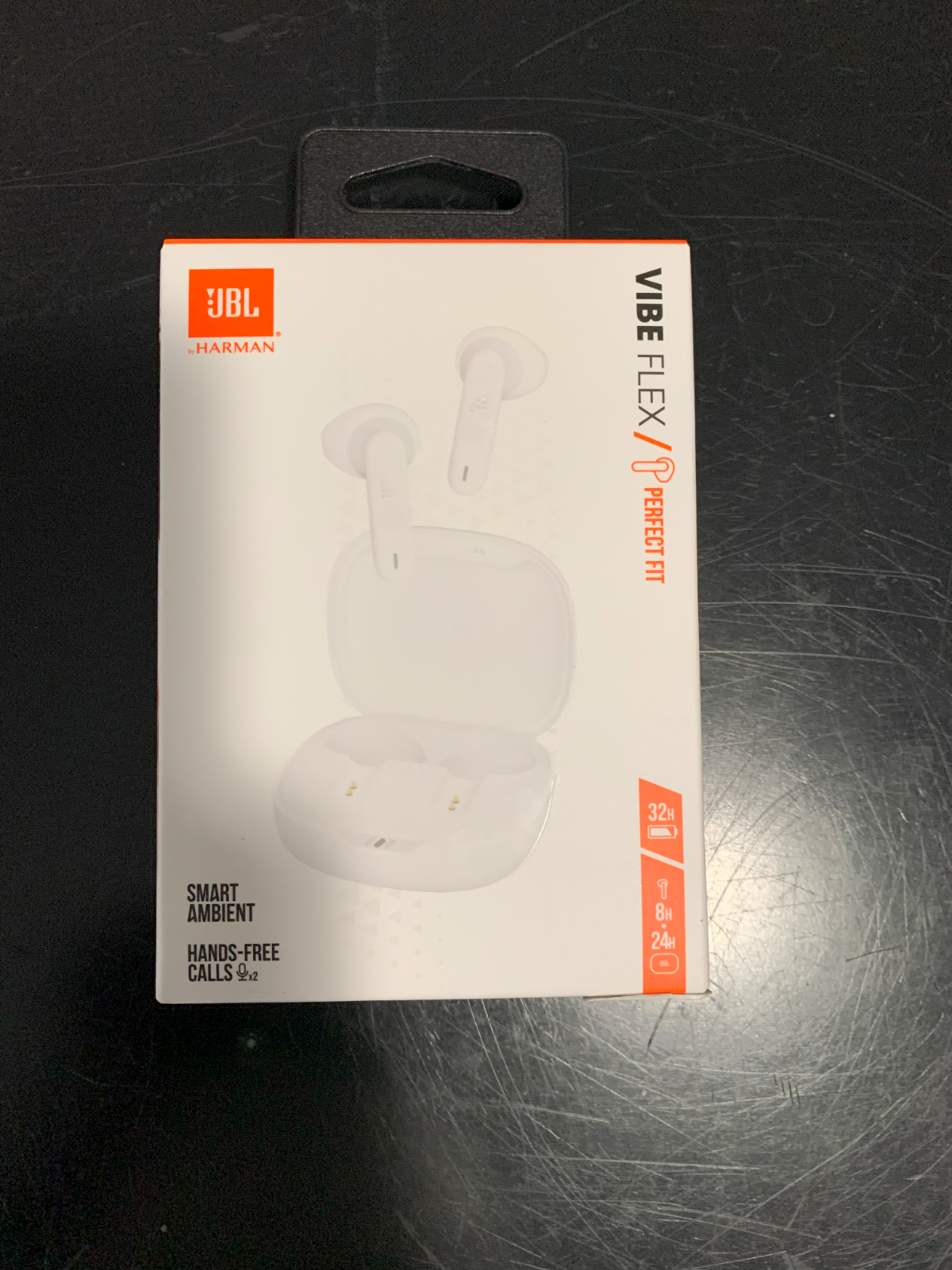JBL Vibe Flex White Wireless Earbuds Brand New Sealed!!