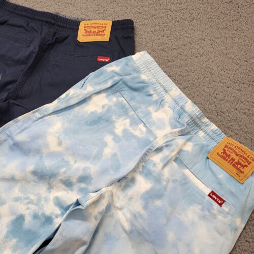 NWT Levi’s Strauss Short Boys Sz 14/16 Pull On 2-Pack Drawstring Elastic Waist - Picture 2 of 10