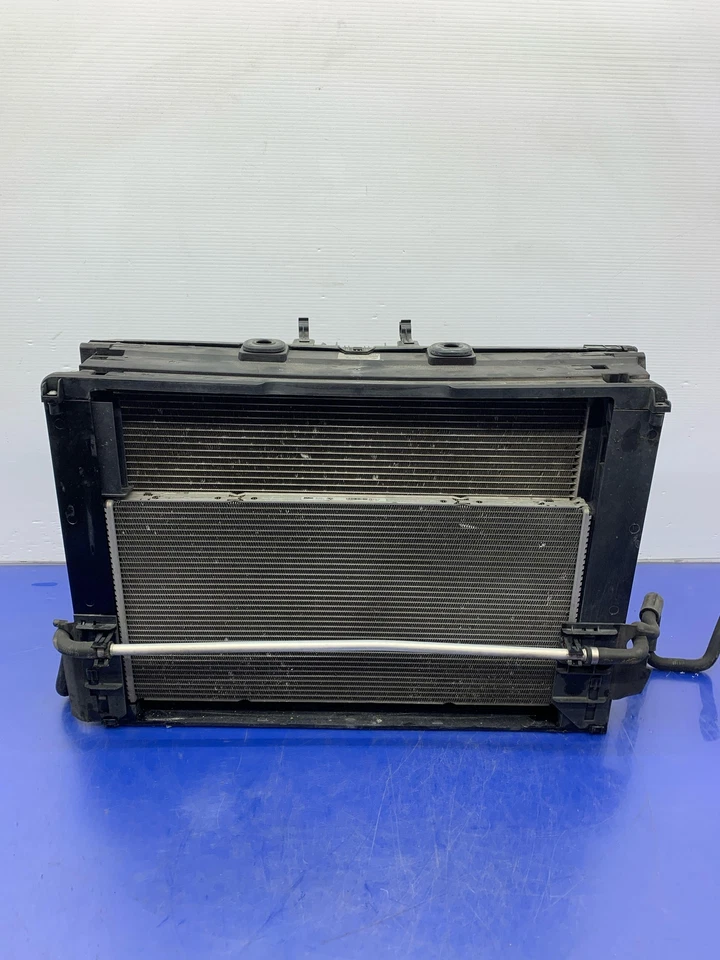 2012 - 2018 BMW 650I COUPE OEM ENGINE RADIATOR A/C CONDENSER ELECTRIC FAN PACK Foto 2 de 4
