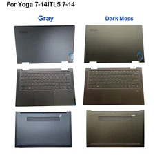 New Back Cover/Palmrest Keyboard/Bottom Case For Lenovo Yoga 7-14ITL5 82BH 7-14