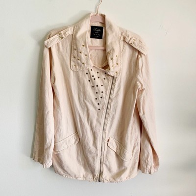 peach jacket zara