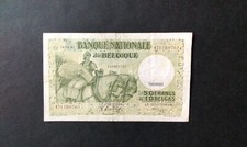 Billet De Banque :  50fr Belge  Ou  10 Belgas  En Très Bon État 《 1942 》