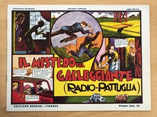 Radio Pattuglia Il mistero del gallegiante Nerbini 1935 Anastatico