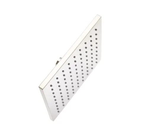 Signature Hardware Rigi 1.8 GPM Single Function Rain Shower Head Brushed Nickel - Picture 1 of 2