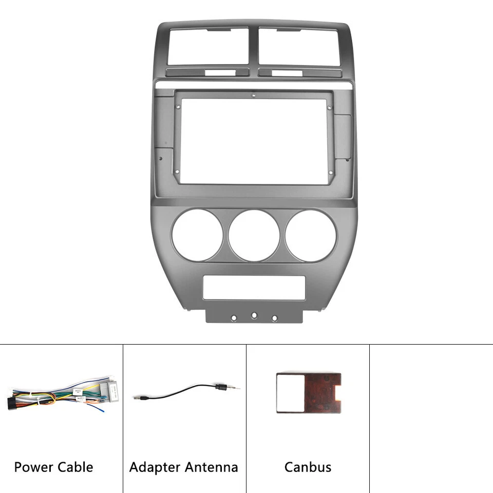 Radio estéreo para automóvil Android 12 CarPlay GPS NAVEGACIÓN para Jeep Patriot Compass 2007-2010 Foto 3 de 4
