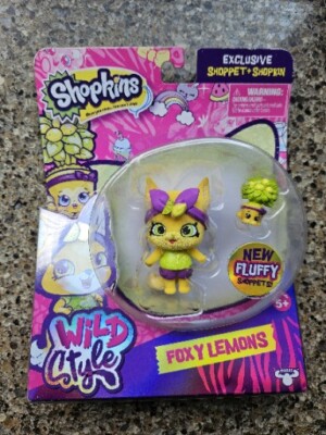 Shopkins Wild Style Foxy Lemons Shoppet and Leona Lemon Tree  DOLL