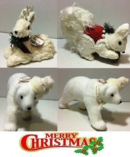 NATALE CHRISTMAS DECORAZIONI NATALIZIE ANIMALI ORNAMENTS DECORATIVE ANIMALS