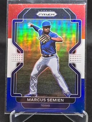 2022 Panini Prizm Red White & Blue Prizm Marcus Semien #13