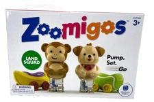 EDUCATIONAL INSIGHTS ~ ZOOMIGOS Land Squad Pump.Set.Go ~ El-9740