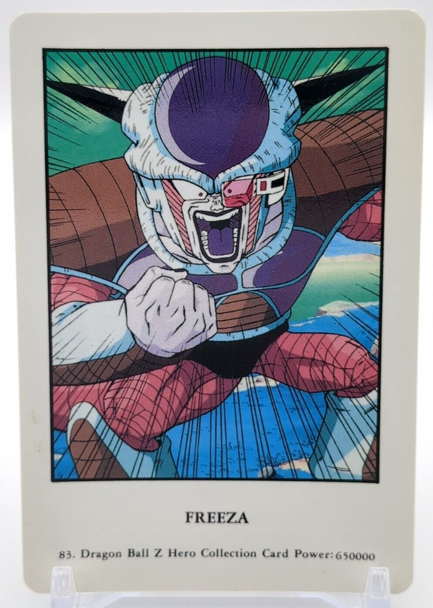 Frieza #83 Dragon Ball Z Hero Collection Card Amada 1990s TCG