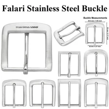 Falari Stainless Steel Replacement Belt Buckle 35mm 1 3/8" Nickel Free 
