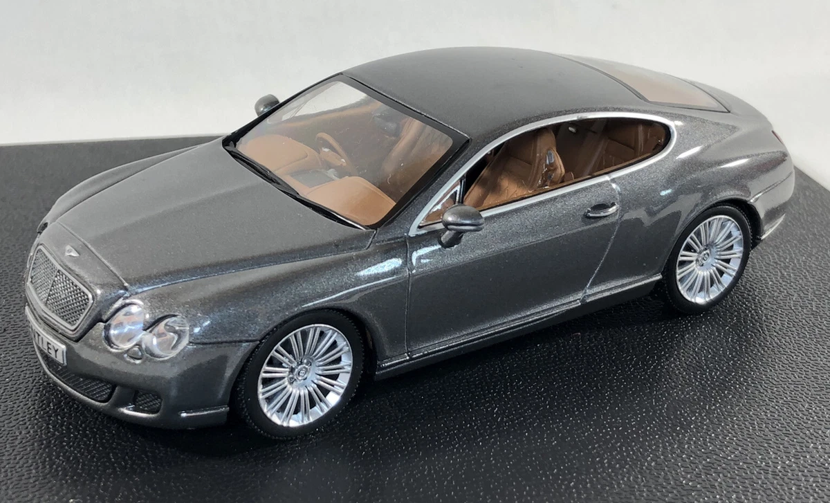 Bentley Continental GT Minichamps 1 43 Model Gray Metallic Cracked Box