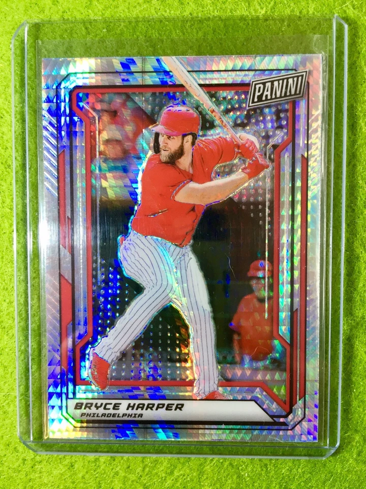 BRYCE HARPER CARD JERSEY #3 PHILLIES /99 SP PRIZM REFRACTOR 2019 National VIP SP