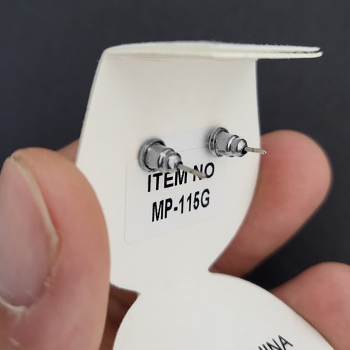 ICED HIP HOP 14K VERGOLDET LEGIERUNG BETENDE HÄNDE ZIRKONA OHRRING OHRRINGE - Bild 9 von 12