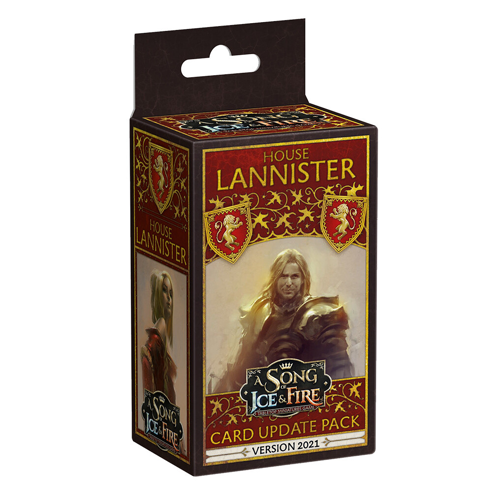 Набор карт обновления Фракция Ланнистеров Песнь ледяного пламени ASOIAF Miniatures CMON NIB 1990₽