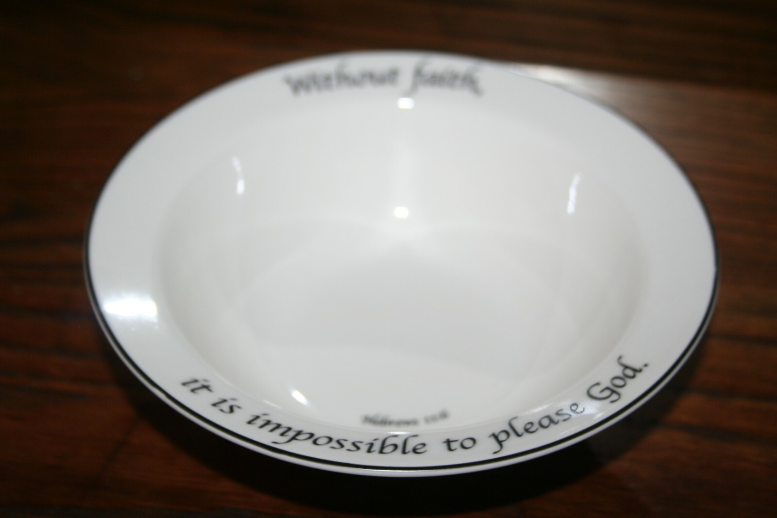 Feed on the Word Faith Collection  Soup/Cereal Bowl