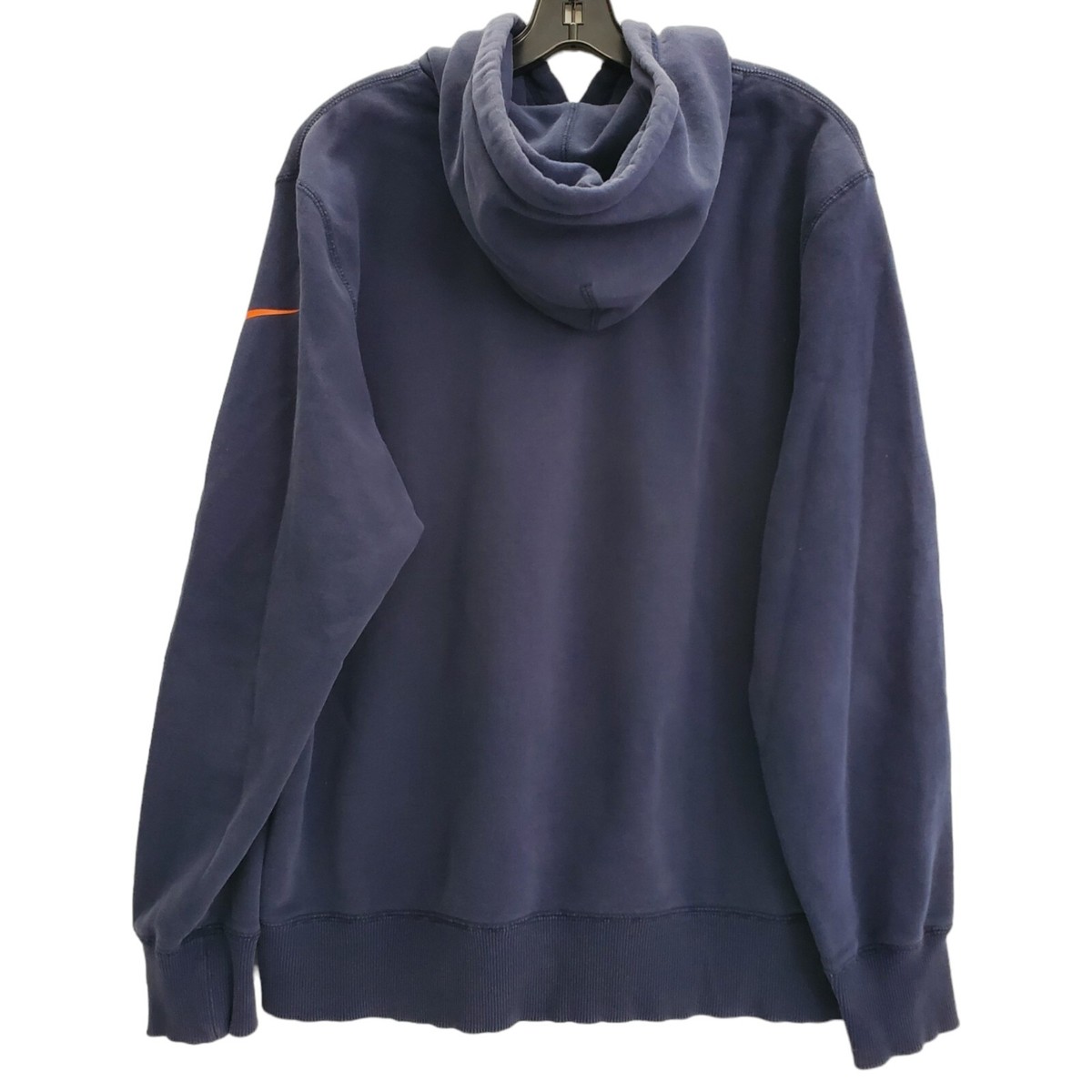 【NIKE】Denver BroncosIconMen’sNikeThermaNFLPulloverHoodie DENVER BRONCOS Sweater Adult XL Blue Orange NIKE Glove Logo