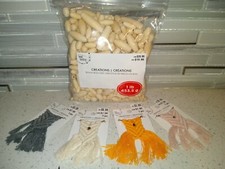 Bead Landing Creations Wood Craft Bead Mix One Pound Bag Assorted with Pendants