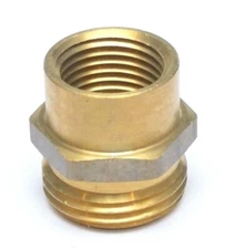 1/2" Female Npt Pipe to 3/4" Male Garden Hose Thread Adapter for Shower RV Water