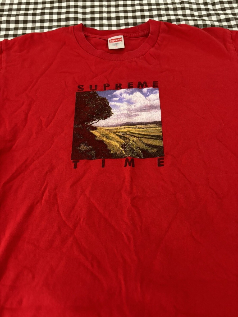 シュプリーム　Supreme 2020ss Supreme Time Tee Supreme Supreme Time Tee Black Men's - SS20 - US