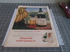 1946 Clicquot Club "Flavor-Aged" Ginger Ale, Vintage Print Ad