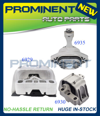 3pcs Engine Motor & Transmission Mount for 1998-2005 Volkswagen Beetle l4 2.0L