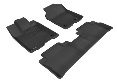 3D Maxpider U-Ace 2013-2014 Acura Rdx 1St Row 2Nd Row Gray Kagu Carbon Fiber Embossed Pattern L1Ac00501501 Floor Mats (842132051112)