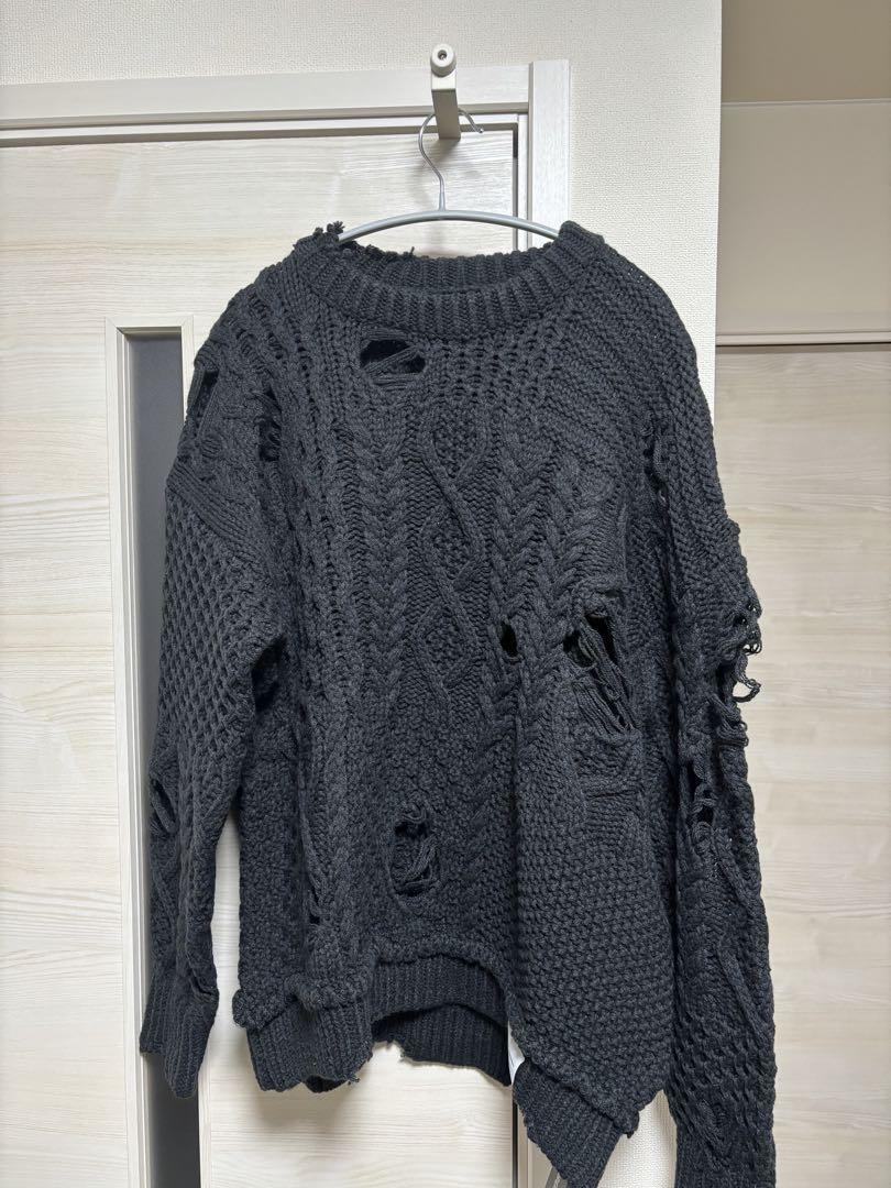 NEIGHBORHOOD PATCHWORK SAVAGE SWEATER XL