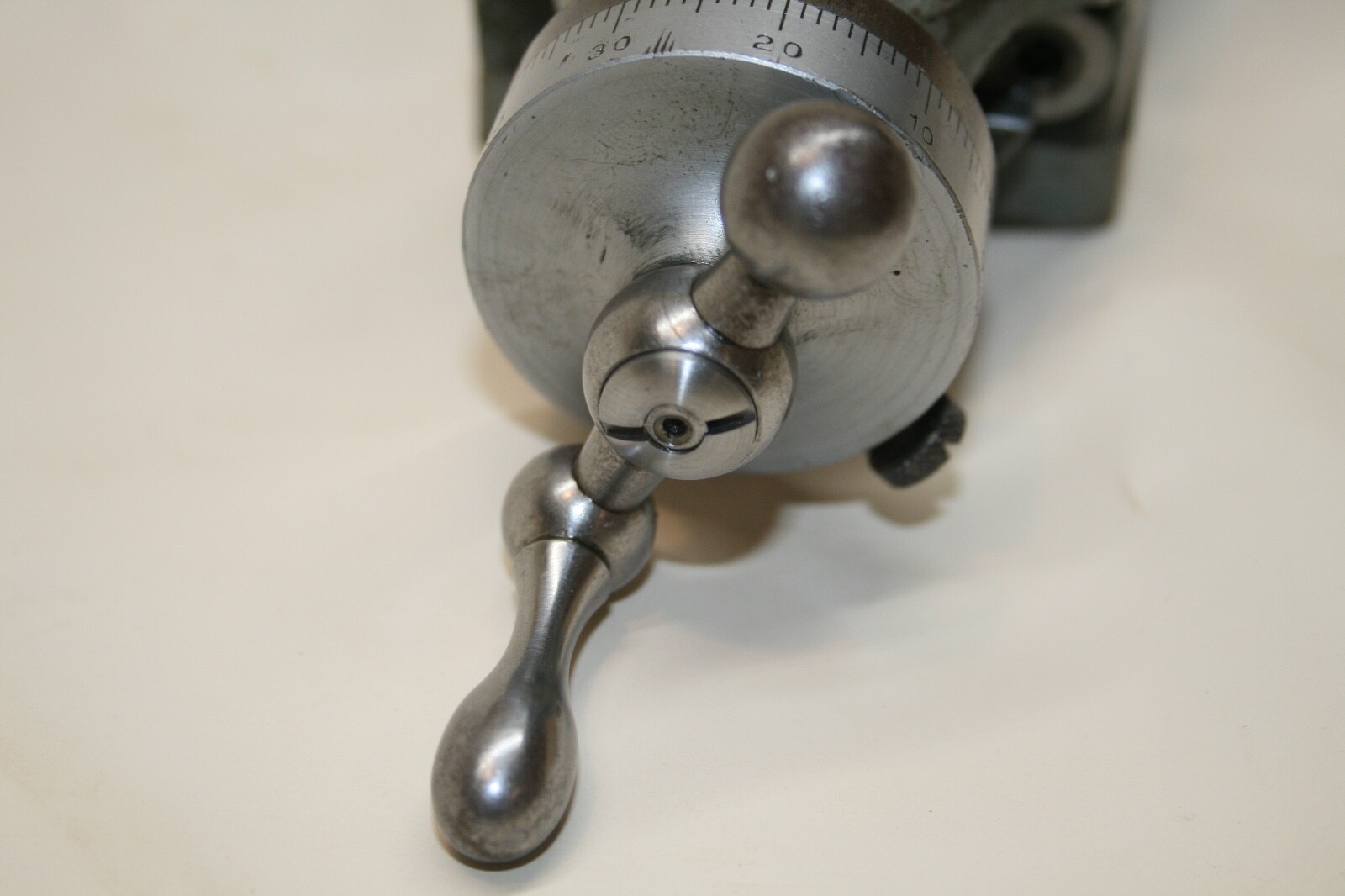 South Bend Lathe 9, 10k, 10l  ball crank handle nut for compound & crossfeed