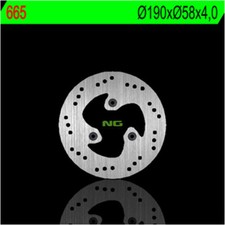 Disco freno rigido NG BRAKES - NG BRAKE DISC 665 per: BETA BENELLI MALAGUTI F12R