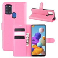 Handy Tasche FüR Samsung Galaxy A21S HüLle Case Tpu Schutz Schale Etui BuchhüLle