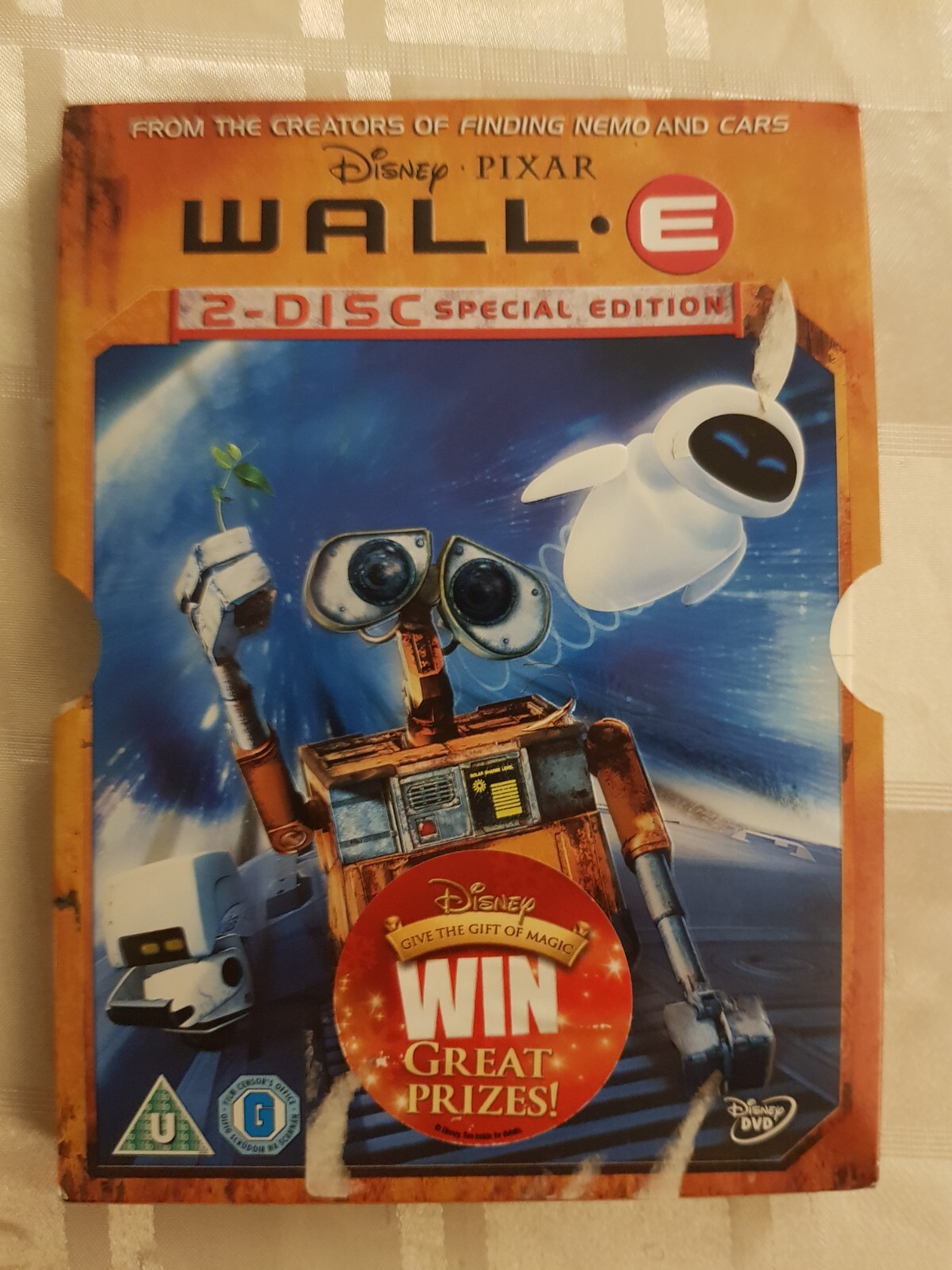 Disneys WALL.E DVD (2013) 2 disc Special Andrew Stanton cert U