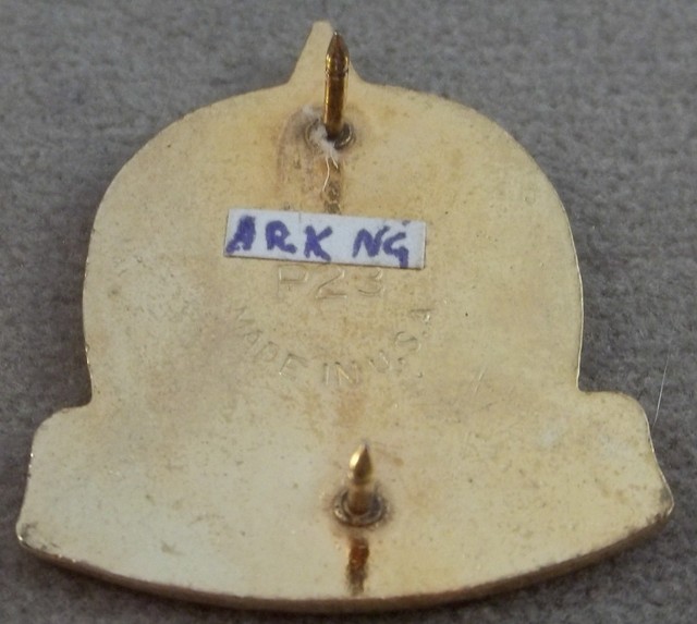 US Army Arkansas National Guard HHD Unit Crest Insignia Clutchback P 