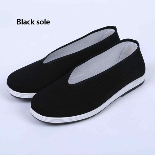 Mens Kung Fu Tai Chi Cloth Shoes Shaolin Martial Sneakers Casual Old Beijing - Picture 8 of 9