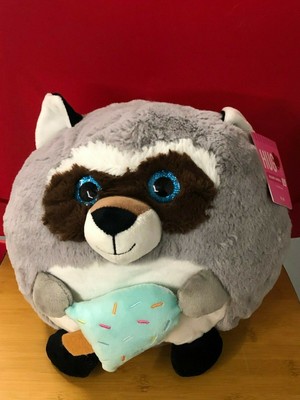 valentines day raccoon stuffed animal