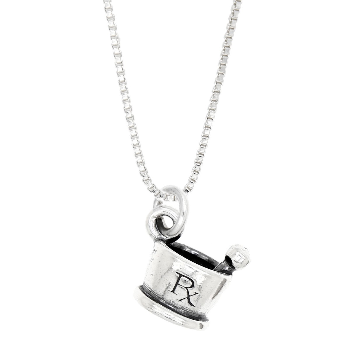 Tractor Charm Sterling Silver Antiqued Finish Tractor Charm Sterling Silver Antiqued Finish