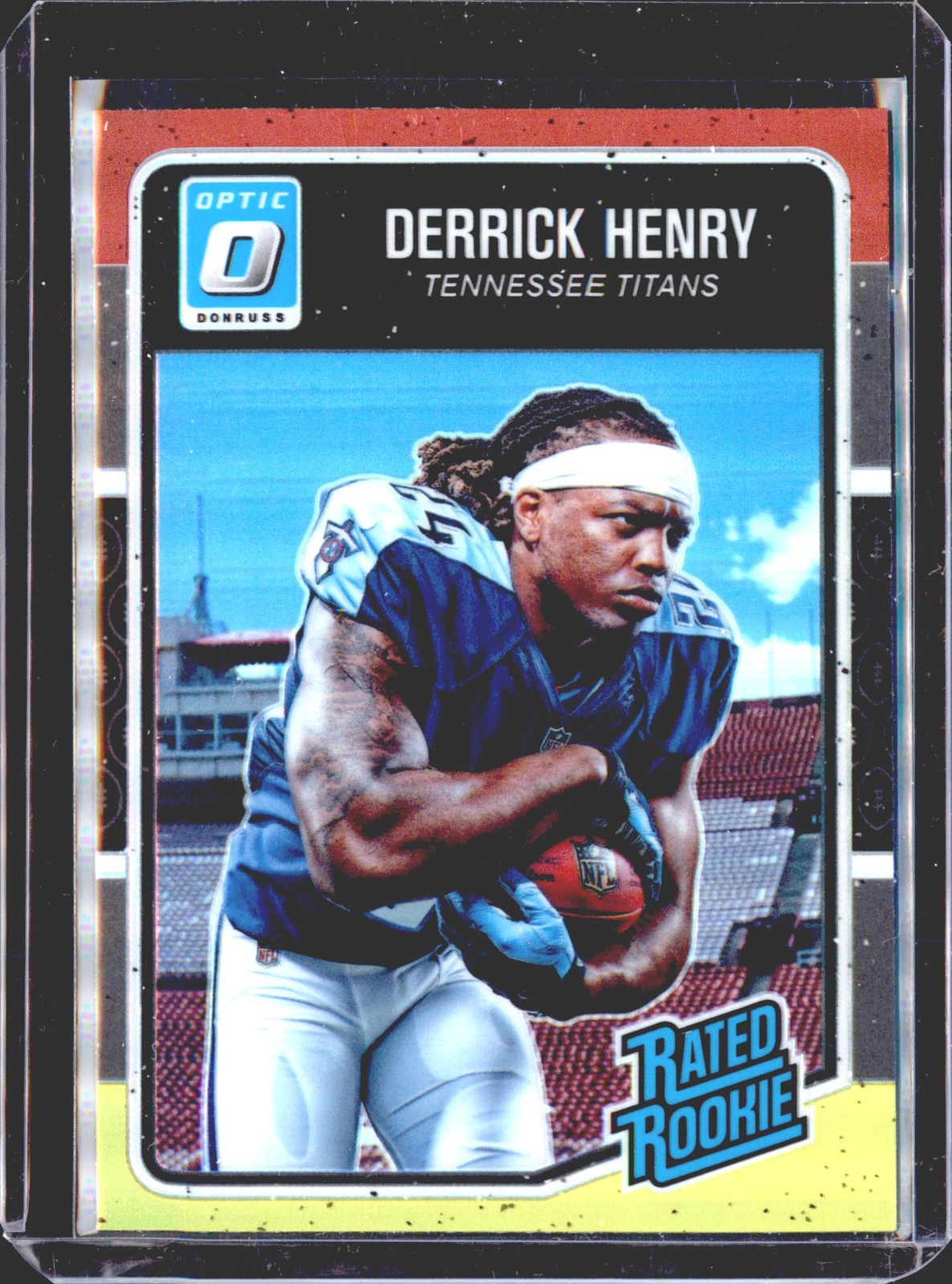 Derrick Henry 2016 Donruss Optic #165 Red and Yellow Rookie