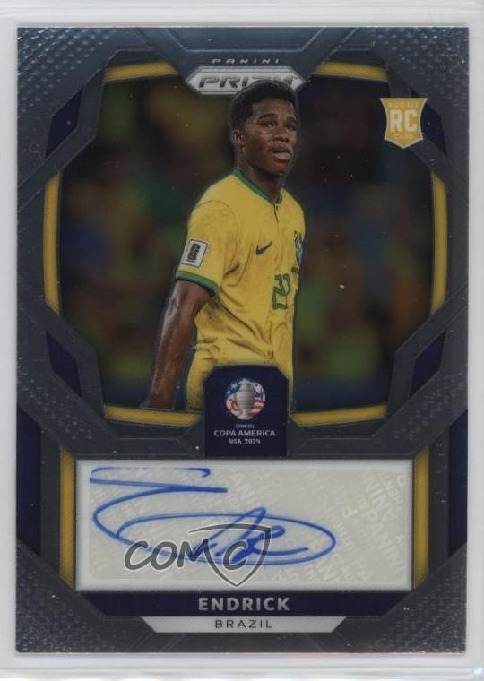 2024 Panini Prizm CONMEBOL Copa America Signatures Endrick #S-E Rookie Auto RC