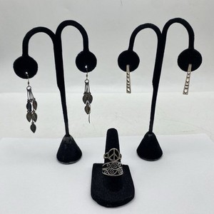 Sterling Silver Stamped & Openwork Jewelry Bundle 12.57g