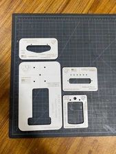 Traditional Strat Cavity Routing Templates SET OF 4 Made in USA  FREE SHIPPING