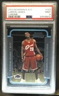 2003-04 Bowman Rookies & Stars LeBron James Chrome RC #123 Cavaliers PSA 9