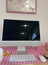 2023 Apple iMac 24" M3 8 Core 4.0GHz 8GB RAM 256GB SSD Silver A2874
