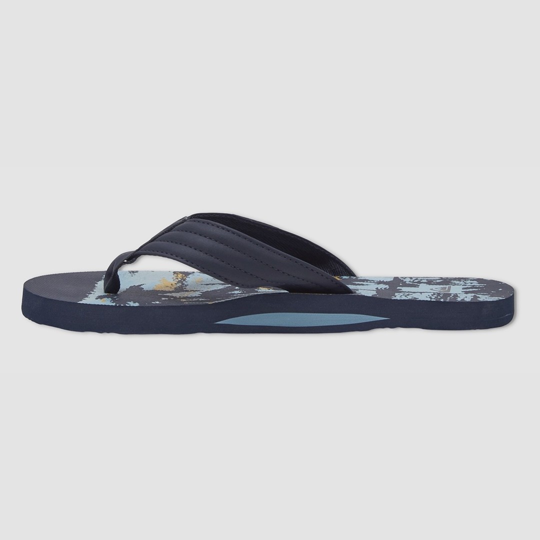 Quiksilver Foundation Sandals / Flip-Flops - NWT Mens 9 Navy Blue - #49619-K8 View 2