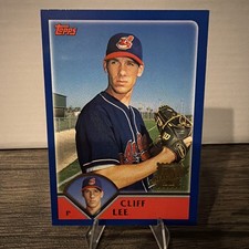 2003 Topps #304 Cliff Lee 1st Year Rookie Card Cleveland Indians RC. rookie card picture