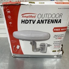1 byone Amplified Outdoor HDTV Antenna 6-501NA004, New, Open Box